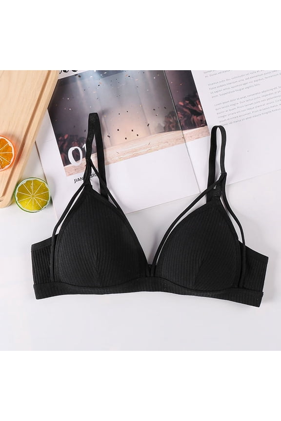 Women's Bralette Bra Lingerie V Neck Push Up Padded Adjustable Bra Intimates Lingerie Underwear