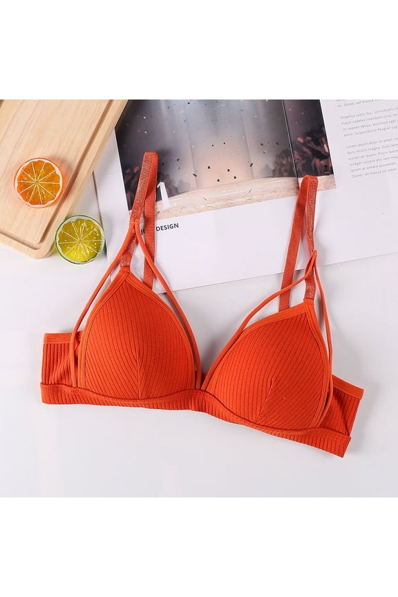 Women's Bralette Bra Lingerie V Neck Push Up Padded Adjustable Bra Intimates Lingerie Underwear