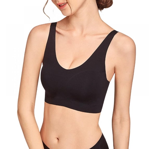 Spdoo Women's Comfort Revolution Easylite Seamless Wireless Bra Wirefree Bra Sleep Bras For Women Stretchy Sports Bra With Pads