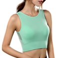 thumbnail image 1 of Spdoo Women’s Racerback Sports Bra Wirefree Padded Full Support Yoga Bras Gym Running Workout Tank Tops, 1 of 7