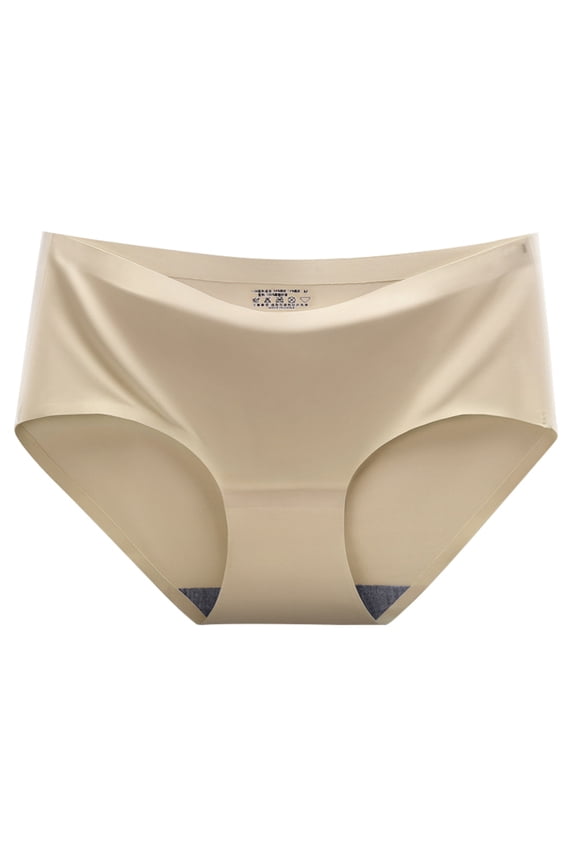 Women's Seamless Hipster Underwear Mid-high Waist Panties Soft Stretch Bikini Underwears