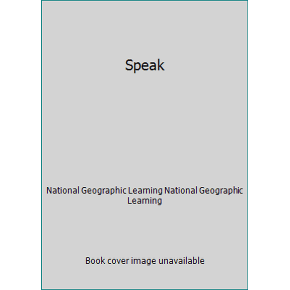 Pre-Owned Speak (Paperback) 0736231919 9780736231916