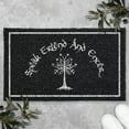 thumbnail image 1 of Speak Friend and Enter Doormat, Funny Welcome Mat, TV Show Movie Doormat, PVC Weather Proof Mat, 1 of 3