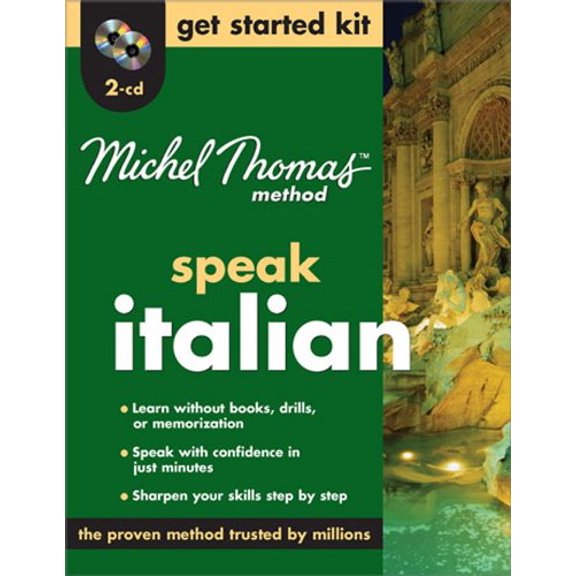 Pre-Owned Michel Thomas Method Italian Get Started Kit, 2-CD Program (Unknown) 0071600701 9780071600705