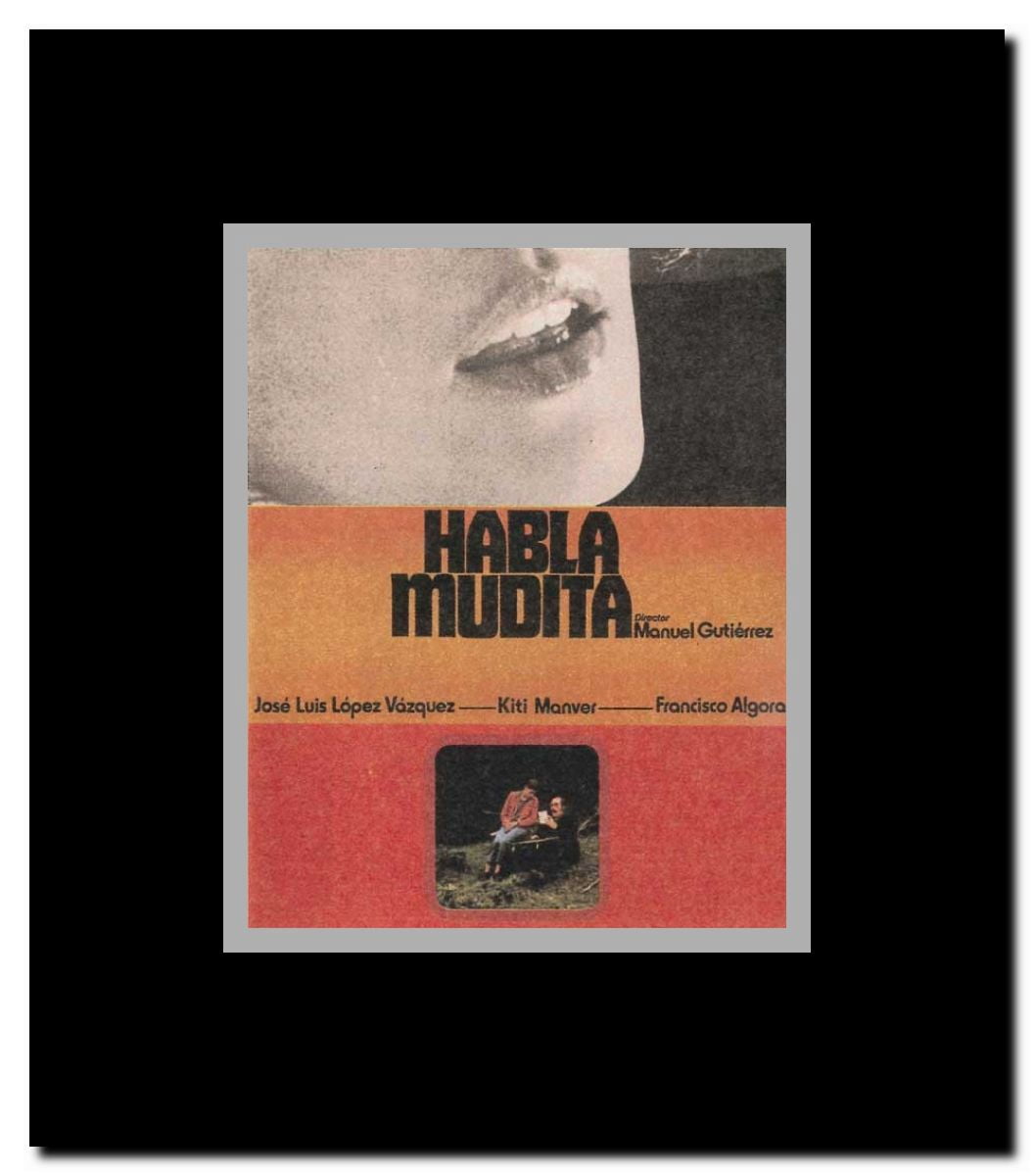 Speak Little Mute Girl Framed Movie Poster