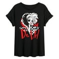 thumbnail image 1 of Speak Of The De Vil - Juniors Ideal Flowy Muscle T-Shirt, 1 of 4