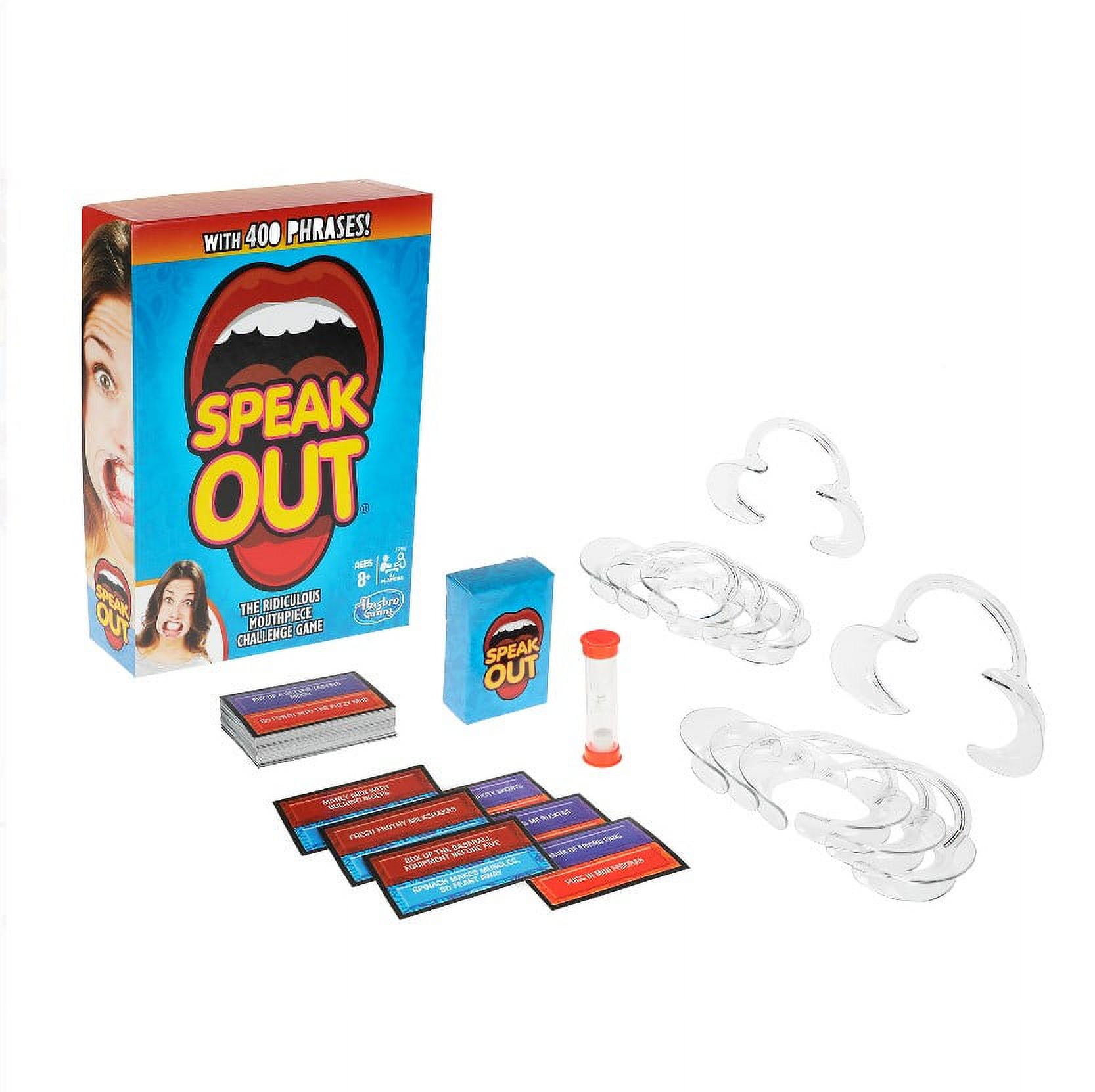 Speak Out Mouthpiece Challenge Board Game for Kids and Family Ages 8 and Up, 4+ Players - image 1 of 6