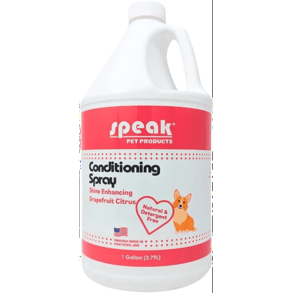 Speak Pet Products Natural Shine Enhancing Grapefruit Citrus Dog Leave-in Conditioning Spray, 17 oz