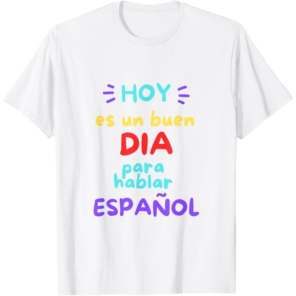 Speak Spanish? SPA Educators, teachers, travelers, SPANISH Men Women Girls Kids T-ShirtMen's and women's pure cotton short-sleeved shirts