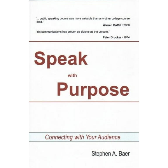 Speak with Purpose (Hardcover)