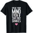 thumbnail image 1 of Speak Your Mind Even If Your Voice Shakes RBG T-Shirt, 1 of 5