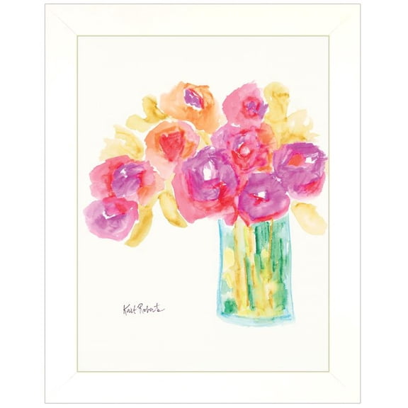 Speak in Flowers by Kait Roberts Printed Wall Art Wood Multi-Color