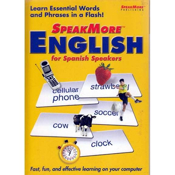 SpeakMore ESL CDRom Software for Spanish Speakers - Learn English Language from Spanish