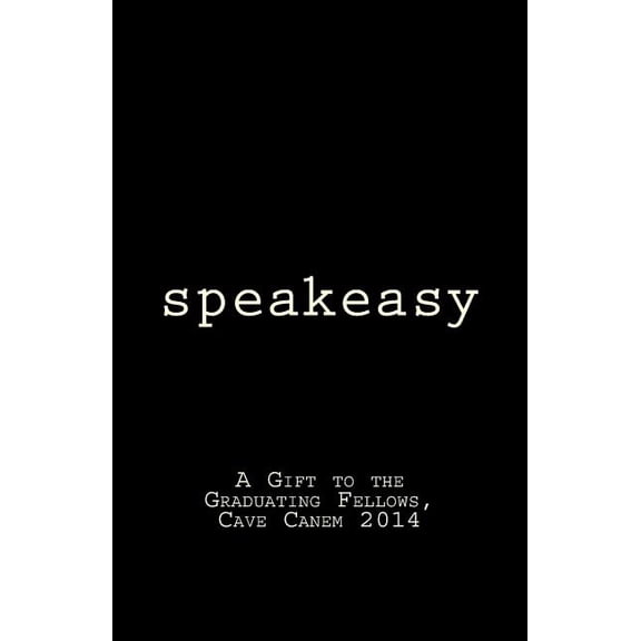 speakeasy (Paperback)