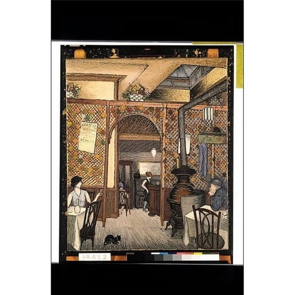 Speakeasy Poster Print by Glenn Coleman - American Springfield Ohio 1887 1932 Long Beach New York - 18 x 24