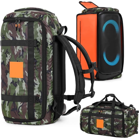 Speaker Bag Rugged Speaker Bag Carry Case Compatible with JBL Party Box Series, Portable Speaker Carry Tote Bag Backpack (for JBL Partybox 320 Bag)