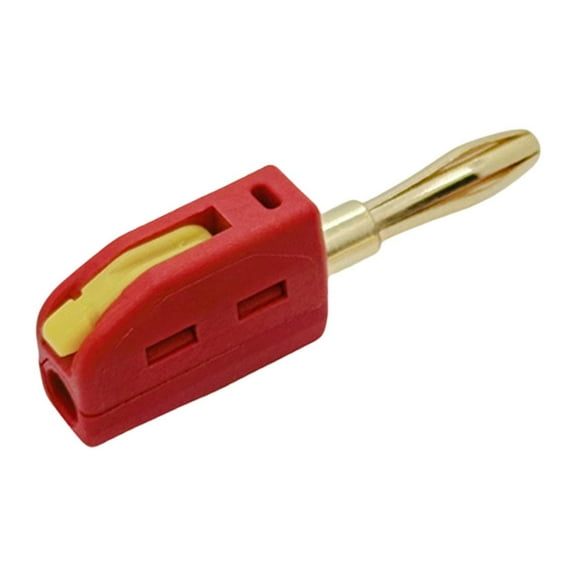Speaker Banana Plugs Speaker Connector Cable Adapter Solderless Quick Connection for Home Theaters and Amplifiers