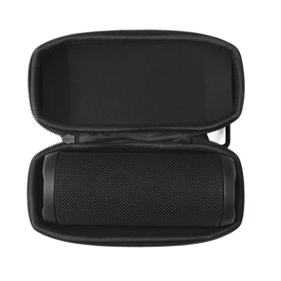 Speaker Carbon Fiber Zipper Storage Bag Travel Carrying Case Box For Jbl Flip 5