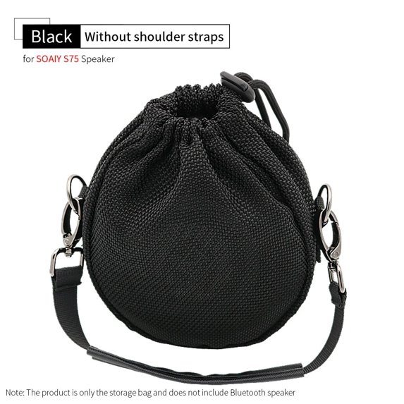 Speaker Carrying Case Bag For SOAIY S75 Portable Bluetooth Speaker, Anti Scratch Speaker Protector Case Travel Speaker Pouch Storage Bag With Strap