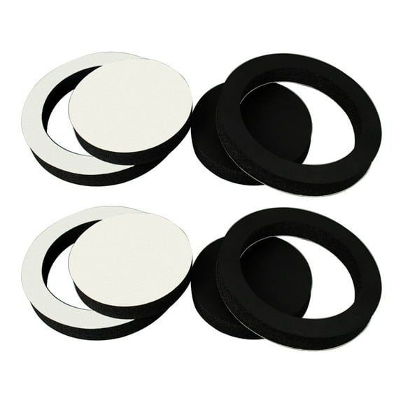 Speaker Fast Rings 6.5 inch 4PCS, Car Speaker Foams Baffles Enhancers System Sponges Low Blockers Kit