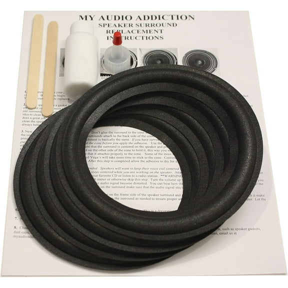 Speaker Foam Surround Repair Kit for ADS L710 6.5" 4 Pack