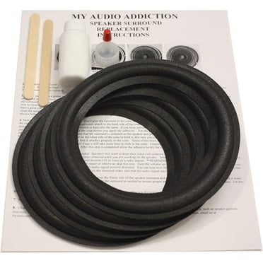 ScanSpeak 6.5" Speaker Foam Surround Repair Kit – By Springfield Speaker (2SS65-02 Compatible)
