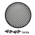 thumbnail image 1 of Speaker Grill Cover 10 Inch 254mm Mesh Decorative Circle Subwoofer Protector with Accessories Black, 1 of 5