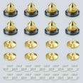thumbnail image 1 of Speaker Isolation: 8 Universal Base Pads Gold-Plated Layer For Audio Devices, Enhancing Sound Quality And Protecting Floors From Damage, 1 of 5