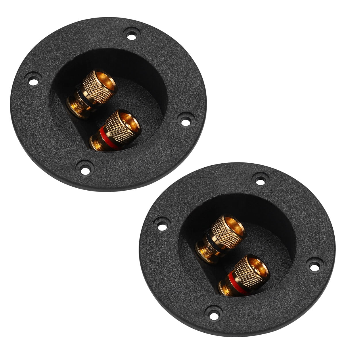 Speaker Junction Box, 2pcs DIY Home Car Stereo Screw Cup Connectors