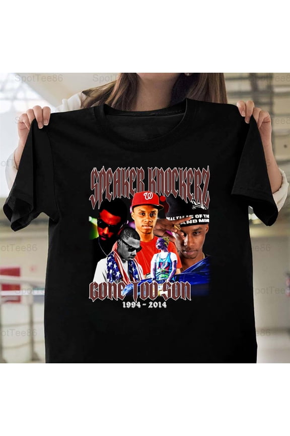 Speaker Knockerz Vintage Retro 90s Style Hip Hop R&B Rapper Music G399 Unisex T-Shirt, Up to Size 5XL