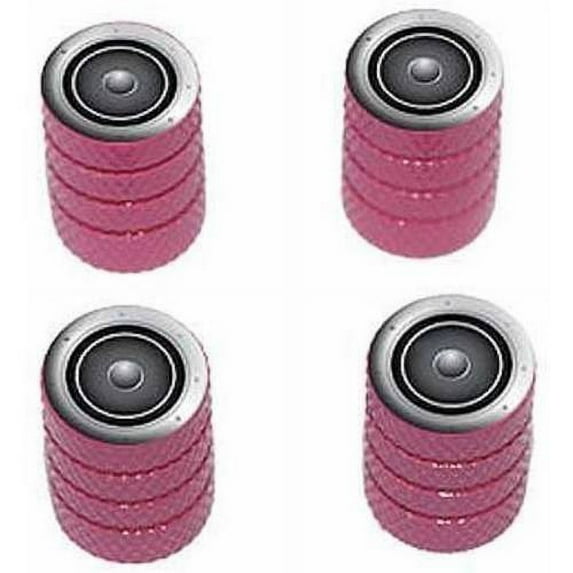 Speaker Music Tire Rim Wheel Aluminum Valve Stem Caps, Multiple Colors