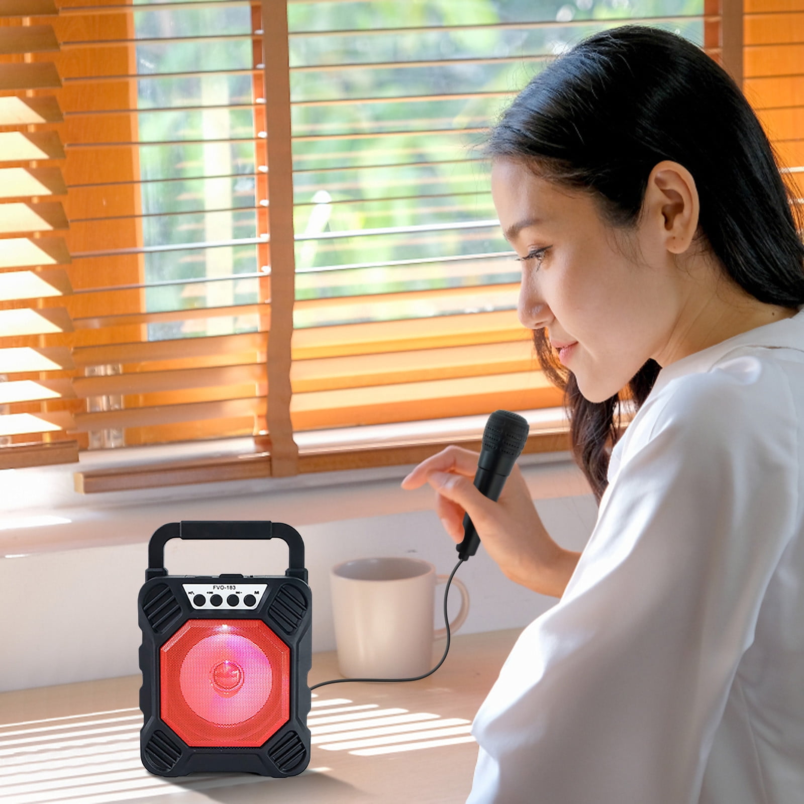 Speaker Ozmmyan New Bluetooth Speaker With Microphone Outdoor Bluetooth