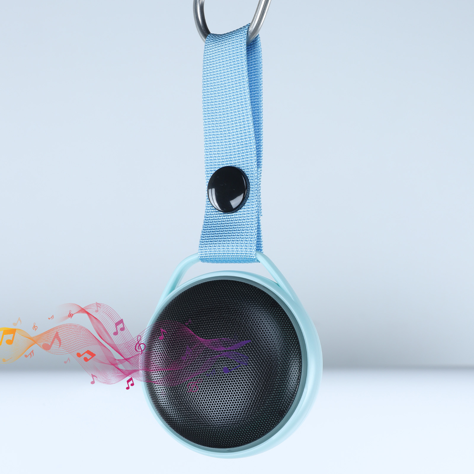 Speaker Ozmmyan New Portable LED Atmosphere Light Bluetooth Speaker