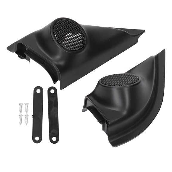 Speaker Panel, 2pcs ABS Door Pillar Tweeter Cover For Car Adaptations