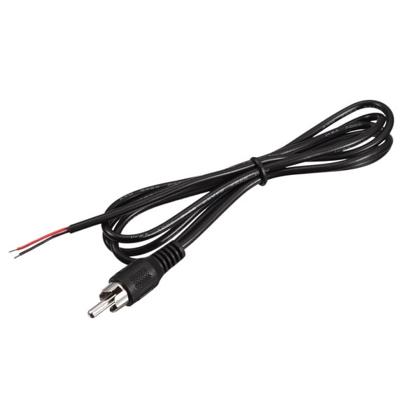 Uxcell RCA Male Plug Jack Connector Adapter to Bare Wire Open End Audio Video 10Pack