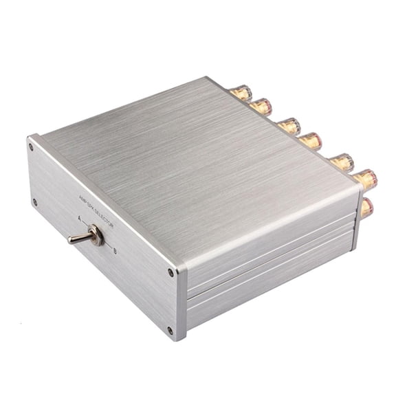 Speaker Selectors Switches 2 In 1 Out Speaker Switches 2Way Amplifiers Switches with A/B Switches Gold-Plateds for Amplifiers