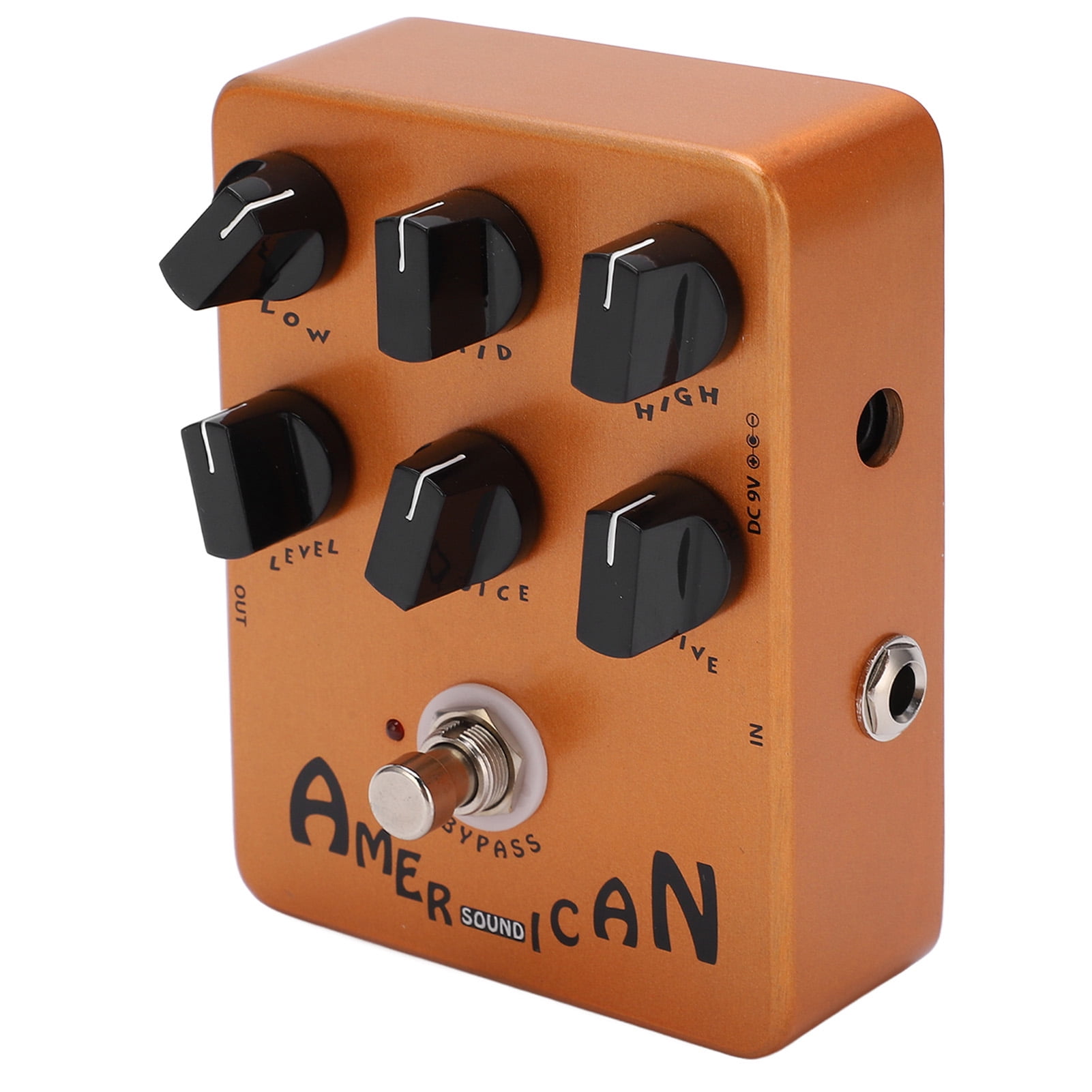 Speaker Simulator Electric Guitar Simulation Effect Pedal 6 Knobs Adjustment 6mA,Flash