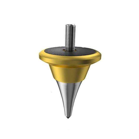 Speaker Stabilization Pads with Spikes for Enhanced Acoustic and Resonance Control Stand for Audio M6 D,1 * Speaker Stabilization Pads,Gold