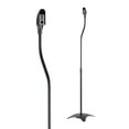 thumbnail image 1 of Speaker Stands Floor Standing Pair, Universal Surround Sound Satellite Speaker Stands, Adjustable Black Built in Cable Management suitable for Panasonic, Polk, Bose, JBL, Sony and Many Others, 1 of 6