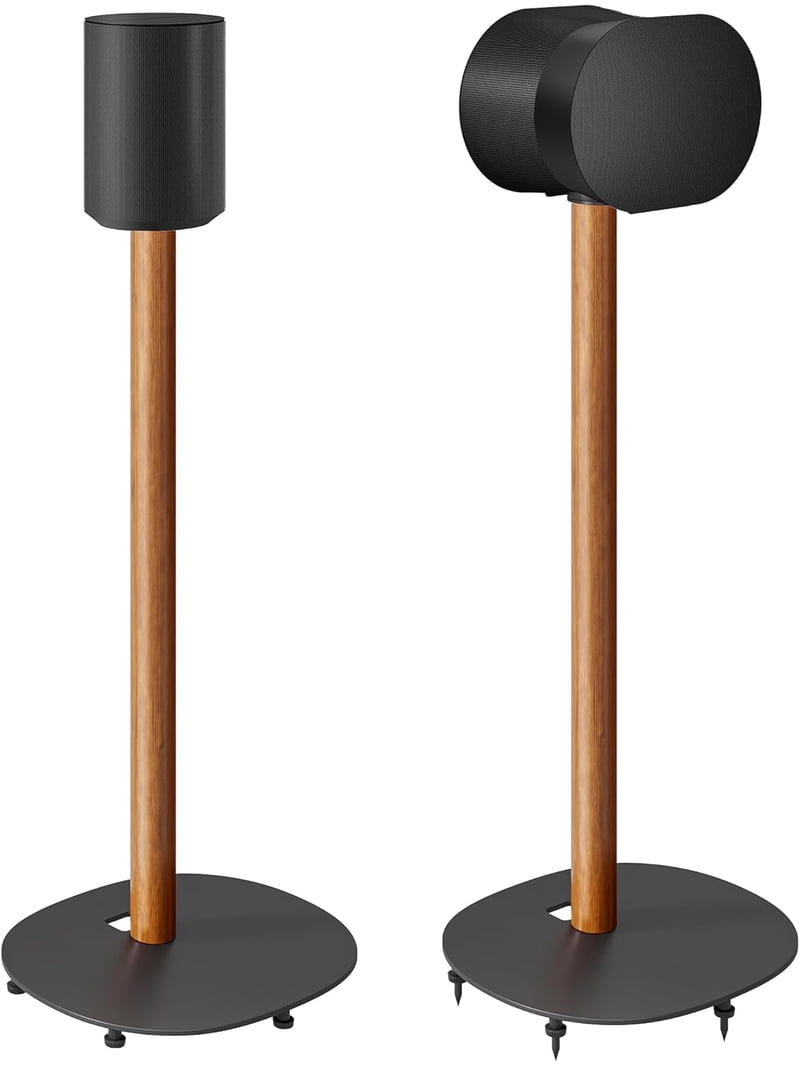 Pegzone, Speaker Stands Pair for SONOS Era 100 and 300, Black