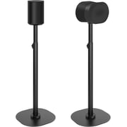 Speaker Stands Pair for Sonos ERA 100 & 300 Adjustable 22 42  Floor Stands with Cable Management Heavy Duty Metal Construction Non Slip Base for Living Room Bedroom Office