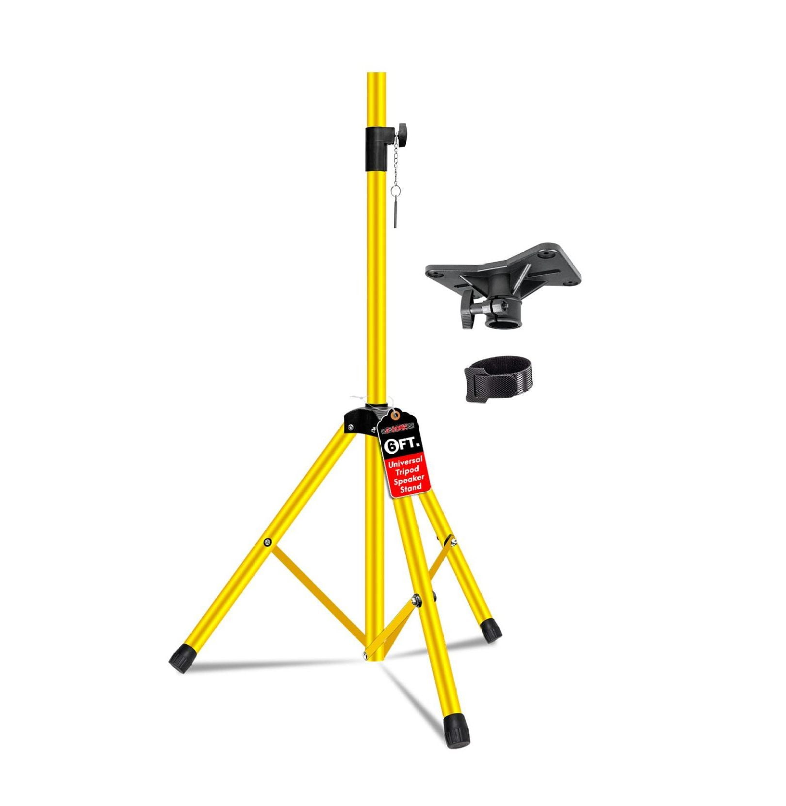 Speaker Stands Tripod Floor Adjustable - 72 Inch DJ Studio Monitor ...