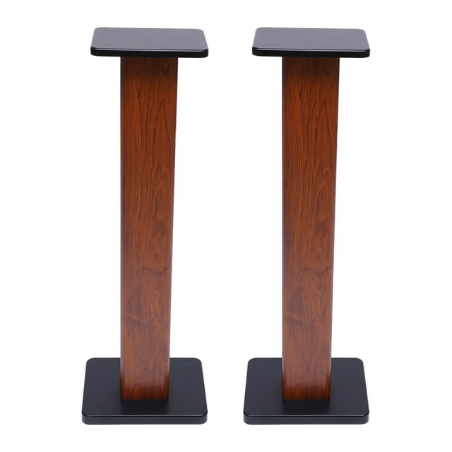 Speaker Stands Wooden,36 Inch Bookshelf Speaker Stands Wood Speaker