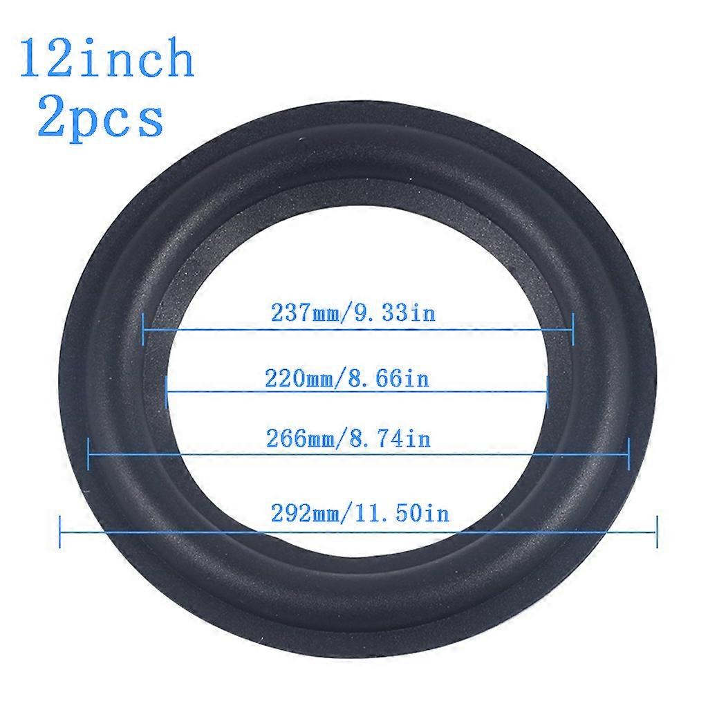 Kit Riparazione Surround In Gomma Per Woofer Da 25,4 Cm, Diametro Interno 180 Mm, 1 O 2 Pezzi