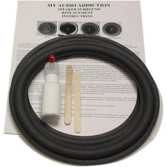 Speaker Surround Repair Kit Advent 9" Smaller Advent