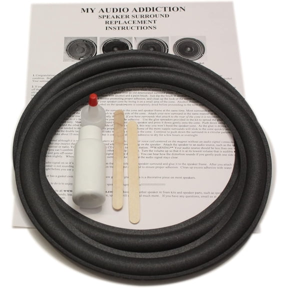Speaker Surround Repair Kit Dahlquist 10" DQ-10, DQ-20