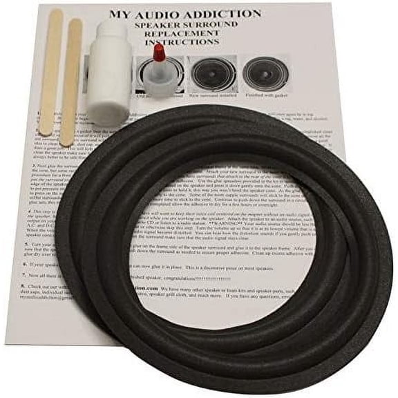 Speaker Surround Repair Kit Dahlquist 8" Woofers DQ-12 DQM 3,5,7,9 MC201 Magnat