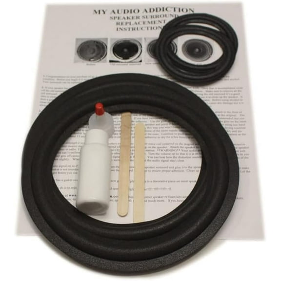 Speaker Surround Repair Kit Infinity RS- 4000, RS4000 A 8"+ 3.5" Midrange !!!!