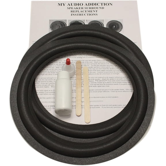 Speaker Surround Repair Kit for Advent 10" Masonite Frame