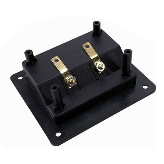 Speaker Terminal Board Square Junction Box 2 Way External Banana Socket